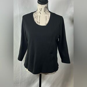 Liverpool Classic Black Long Sleeve Tee